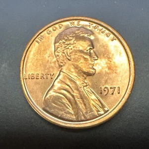1971 P Lincoln Memorial Cent/Penny - BU - Uncirculated - Red - Bild 1 von 2