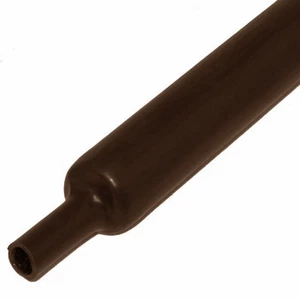HEAT SHRINK TUBING 2:1 DIAMETER 4.8 BROWN PRICE FOR 1 METRES FIRST QUALITY - Picture 1 of 1