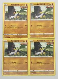 POKEMON TCG Chilling Reign GALARIAN FARFETCH'D x4 4x Juego Común #078/198 ¡Casi Nuevo! - Imagen 1 de 1