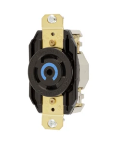 Hubbell HBL2810 Twist Locking Flush Receptacle 30A 120/208V 4P 5W L21-30R - Picture 1 of 1