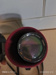 Canon Zoom Lens 100-300mm 1:5.6 Mikkaton Made In Japan + Lens Bag - Picture 1 of 12