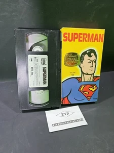 Vintage 1989 Superman Color Cartoon Vol 10 VHS Very RARE Classic Video Library - Picture 1 of 7