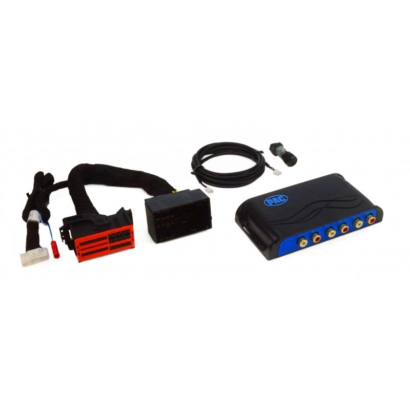 Integración de amplificador PAC AP4-CH41 para Chrysler Dodge Jeep RAM con amplificadores Foto 1 de 1