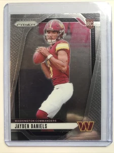 2024 PANINI PRIZM JAYDEN DANIELS BASE ROOKIE CARD# 347 WASHINGTON COMMANDERS - Picture 1 of 2