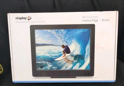 Nixplay W08C 8 inch Wi-fi Cloud Digital Photo Frame with Hi-Res Display - Image 1 of 4