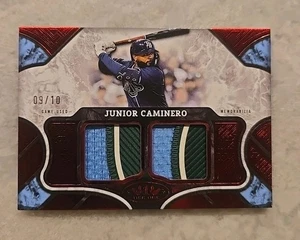 2025 Topps Tier One Junior Caminero Relic 9/10 Game Used Memorabilia - Picture 1 of 6
