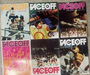 Face Off Magazine World Hockey Association 1973/74 Program Magazines Lot Of 6 - Picture 1 of 7