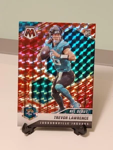 Panini Mosaic 2021 - debut en la NFL Trevor Lawrence #241 Red Mosaic Prizm (RC) - Imagen 1 de 4