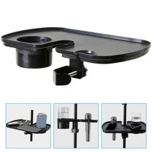 Microphone Stand Rack Holder Tray with Clamp Mount Microphonestand - Photo 1 sur 12