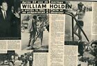 Coupure de presse Clipping 1962 William Holden  (2 pages)