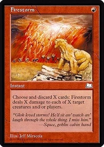 Orage de feu VO - English Firestorm -  Aquilon - Weatherlight - Magic Mtg - NM - Picture 1 of 1