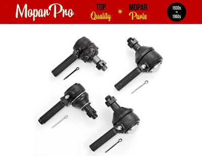 PLYMOUTH & DODGE 1952 NUEVO JUEGO DE BARRAS DE AMARRE IZQUIERDA Y DERECHA INTERIOR Y EXTERIOR Foto 1 de 3