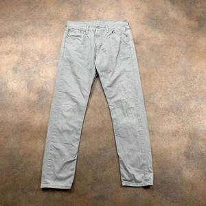 LEVI'S 508 Jeans Mens (31 Inch Waist) (30 Inch Leg) Slim Fit Grey - Picture 1 of 16