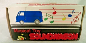 Vintage 1970's Tomco Soundwagon Musical Toy RARE Yellow Color NIB - Picture 1 of 10