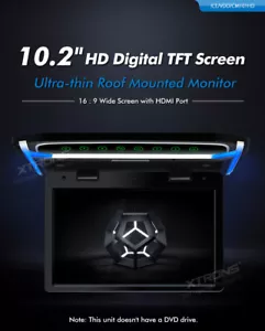 MONITOR TETTO XTRONS CM101HDD 10.2 POLLICI HDMI AVI MP3 USB SD GIOCHI 2 CUFFIE - Imagen 1 de 1
