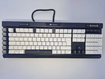 Corsair K95 RGB Platinum White Build Custom Gaming Tastatur Cherry MX Speed UK - Bild 1 von 4