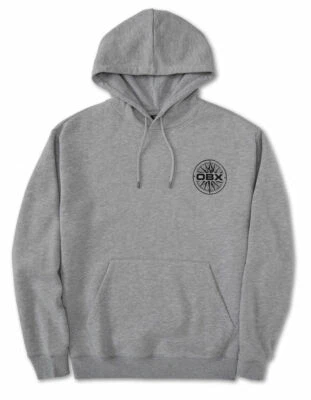 Volcom x OBX x Netflix - Outer Banks Compass Hoodie - LARGE - GREY - NEW! - Image 1 of 4