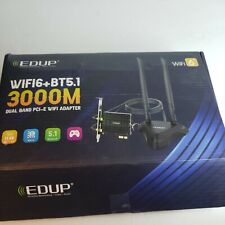 EDUP PCIe WiFi 6 Card Bluetooth 5.1 AX 3000 Mbps AX200 Dual Band 5.GHz/2.4GHz PC