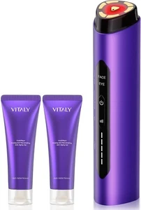 Vitaly Glow Skin Tightening 3 In 1 Microcurrent Facial Device Therapy with 2 Gel - Picture 1 of 8