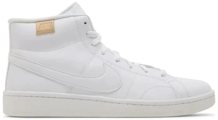 Size 8.5 - Nike Court Royale 2 Mid Triple White W