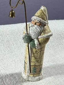 Christmas ornament hallmark yuletide santa with staff & bell MAX7848 - Picture 1 of 8
