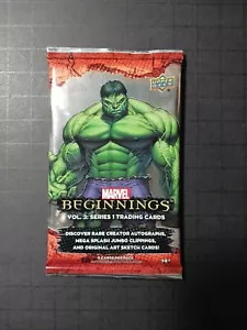 (1) 2022 Upper Deck Marvel Beginnings Volumen 2 Serie 1 Paquete Hobby Sellado - Imagen 1 de 3