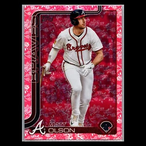 2025 Topps Serie 1 – #145 Matt Olson Fiori di Pasqua 28/50 Numero Maglia - Foto 1 di 2