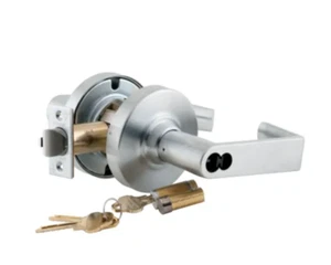 Schlage Rhodes Commercial ANSI Grade 1 Keyed Door Lever Set ND70RRHO626, No Core - Picture 1 of 1