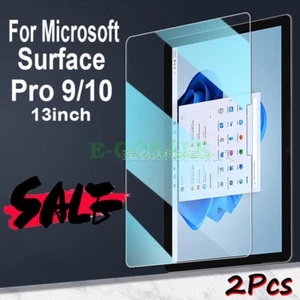 NEW 2pcs HD Screen Protector for Microsoft Surface Pro 9 10 Full Protection 13in - Picture 1 of 5