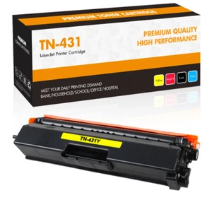 1 Stück TN-431 TN431 Kompatibel zu Brother HL-L8360CDW MFC-L8900CDW Gelb Toner - Bild 1 von 9