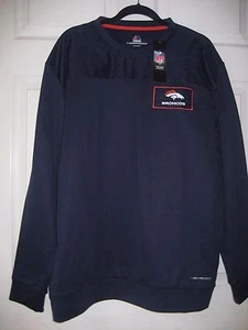 Majestic Men's Denver Broncos Thermabase Crewneck Sweater,Size XL, New w/Tags - Picture 1 of 1