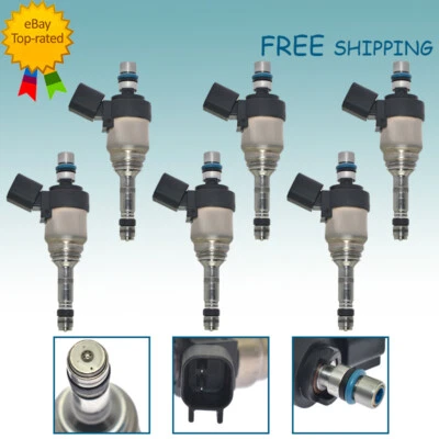 Inyectores de combustible GDI de 6 piezas para Kia Hyundai Genesis 2009-16 3,3 L 3,8 L 35310-3C550 V6 Foto 1 de 4