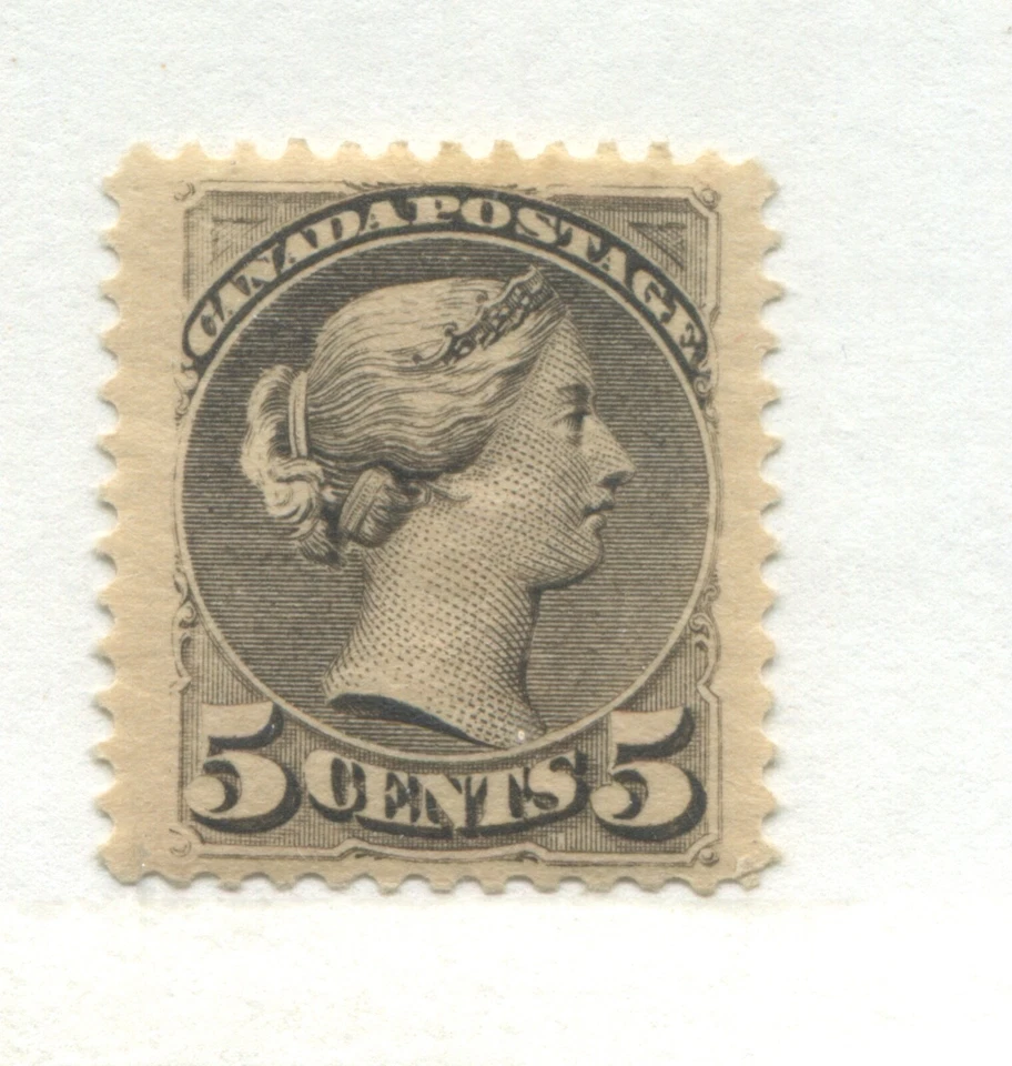 Canada QV 1888 5 cents mint o.g. hinged - Image 1 of 1