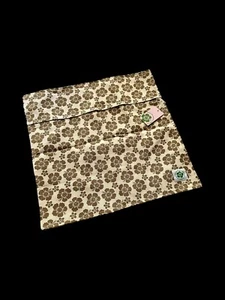 Emma Mulholland Holiday Pillow Cover Paisley Flower Pattern Beige And White - Picture 1 of 9
