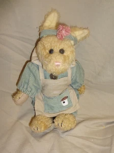 Boyds Bears Plush Bunny with Flowered Jumper & Bow 10" - Picture 1 of 2