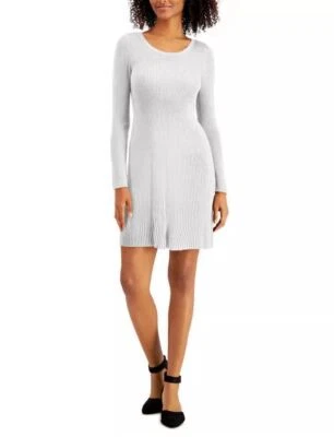 Style Co Vestido Calce y Acampanado Acanalado Suéter Mujer Marfil Talla S NUEVO NUEVO CON ETIQUETAS 514 Foto 1 de 2