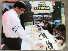 CHESS GRANDMASTER VISWANATHAN ANAND SIGNED AUTOGRAPH 8x10 PHOTO C w/EXACT PROOF