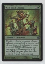 2008 Magic: The Gathering - Morningtide Foil Wolf-Skull Shaman #140 5f7