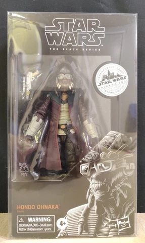 Hondo Ohnaka Star Wars Black Series Galaxy's Edge Target Exclusive NM +Protector Cover