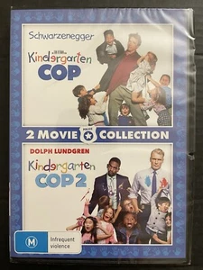 Kindergarten Cop / Kindergarten Cop 2 | DVD | Reg 4 | 2018 | Brand New | Sealed - Picture 1 of 2