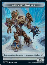 MTG Time Spiral Remastered NON-FOIL Token Assembly-Worker #014 PLAYSET x4 4x