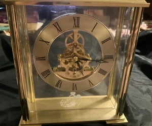 Disney Mantel Clock With Mickey - High End Howard Miller Brass Clock PARTS ONLY - Picture 1 of 10