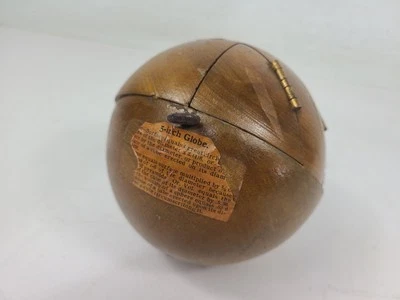 Antique Sphere Geometry Surface and Volume Wooden Teaching Tool Collapsible - Image 1 of 4