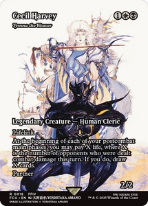 Cecil Harvey 0018 ~ **Vitrina** Raro Magic The Gathering Final Fantasy Como Nuevo - Imagen 1 de 1