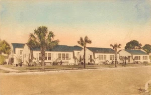 BARTLETT PARK APARTMENTS St. Petersburg, FL Bungalows Hand-Colored RARE Vintage - Picture 1 of 2
