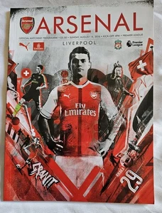 Arsenal v Liverpool Matchday  Programme August 14th 2016 - Picture 1 of 1