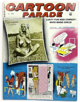 CARTOON PARADE (Jan 1974) Humorama ARLENE BELL Bill Ward Vintage Pinup GGA RARE - Image 1 of 4