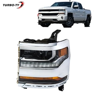 Fit For Chevy Silverado 1500 2016-2018 LH Clear Lens Front Headlight Assembly - Picture 1 of 12