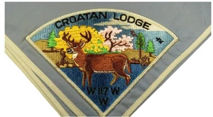 Pañuelo para el cuello Croatan Lodge 117 East Carolina Council NC Pie BRO - Imagen 1 de 2