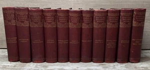 Charles Dickens Works 1900 Popular Edition - 11 Volumes - RARE SET! - Picture 1 of 24